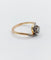 Bague 53.5 Bague tourbillon ancienne en or 18k et platine, diamant, vers 1900 58 Facettes A07915