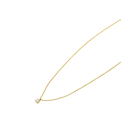 Collier Tiffany & Co. - Collier Tiffany Solitaire en or rose 750/000 avec diamant 58 Facettes 36103