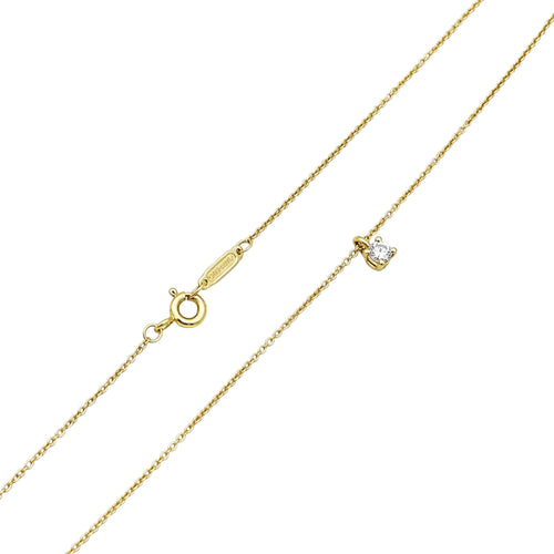 Collier Tiffany & Co. - Collier Tiffany Solitaire en or rose 750/000 avec diamant 58 Facettes 36103