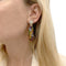 Boucles d'oreilles Boucles d’oreilles - Or blanc 750, diamants et pierres de couleur 58 Facettes 36091