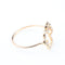 Bague 53 Bague trèfle à quatre feuilles en or jaune 18K et diamants, 0,22 ct 58 Facettes 2B-KK