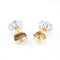 Boucles d'oreilles Boucles d’oreilles anciennes en or jaune et blanc 18k avec diamants, 1,22 ct 58 Facettes 2B-DD