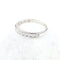 Bague Demi-alliance en or blanc 18K avec 9 diamants, 0,45 ct 58 Facettes 2B-ZZ