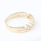 Bague demi-alliance en or jaune 14K avec 6 diamants, 0,42 ct 58 Facettes 2B-UUU
