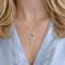 Pendentif Pendentif solitaire en or blanc 18K, diamant taille brillant 0,20 ct 58 Facettes 1779