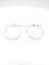Boucles d'oreilles Hermès - Boucles d’oreilles Loop en argent 925, grand modèle 58 Facettes HERMES BO 1059