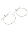 Boucles d'oreilles Hermès - Boucles d’oreilles Loop en argent 925, grand modèle 58 Facettes HERMES BO 1059