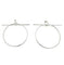 Boucles d'oreilles Hermès - Boucles d’oreilles Loop en argent 925, grand modèle 58 Facettes HERMES BO 1059