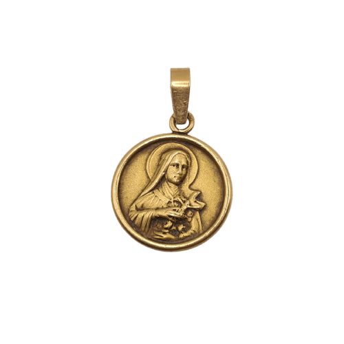 Pendentif Pendentif chrétien en or jaune 18k 58 Facettes #3683