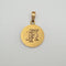 Pendentif Pendentif chrétien en or jaune 18k 58 Facettes #3683