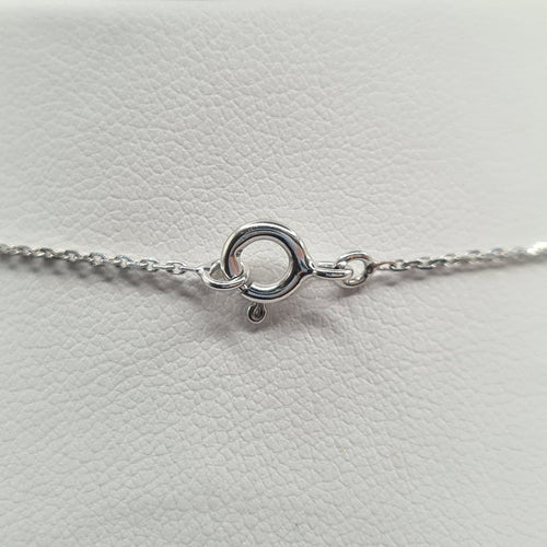 Collier Collier papillon en or blanc 18k 58 Facettes #3685