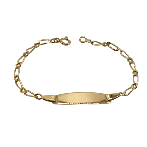 Bracelet Gourmette en or jaune 18 carats 58 Facettes #3700