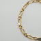 Bracelet Gourmette en or jaune 18 carats 58 Facettes #3700