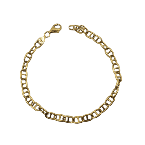 Bracelet Bracelet chaîne en or jaune 18k 58 Facettes #3726