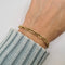 Bracelet Bracelet chaîne en or jaune 18k 58 Facettes #3726