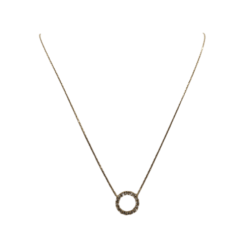 Collier Collier chaîne ronde en or jaune 18 carats avec diamants naturels 58 Facettes #3835