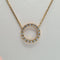 Collier Collier chaîne ronde en or jaune 18 carats avec diamants naturels 58 Facettes #3835