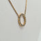 Collier Collier chaîne ronde en or jaune 18 carats avec diamants naturels 58 Facettes #3835