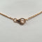 Collier Collier chaîne en or rose 18k serti de diamants naturels 58 Facettes #3838