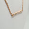 Collier Collier chaîne en or rose 18k serti de diamants naturels 58 Facettes #3838