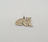 Pendentif Pendentif chat en or jaune 18 carats 58 Facettes #3917
