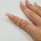 Bague 41.5 Alliance en or blanc 18k sertie de diamants 58 Facettes #3931