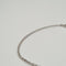 Bracelet Bracelet infini en or blanc 18 carats avec diamants 58 Facettes #3935