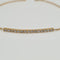 Bracelet Bracelet chaîne en or jaune 18k serti de diamants naturels 58 Facettes #3936