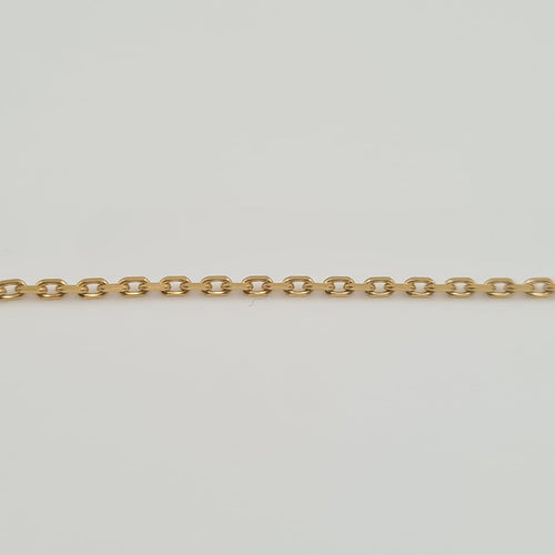 Bracelet Bracelet chaîne en or jaune 18k serti de diamants naturels 58 Facettes #3936