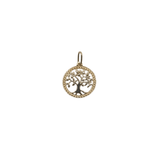 Pendentif Pendentif arbre en or jaune 18 carats 58 Facettes #3943