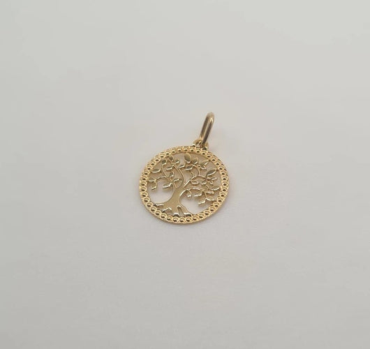 Pendentif Pendentif arbre en or jaune 18 carats 58 Facettes #3943