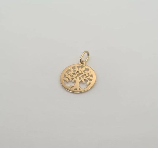 Pendentif Pendentif arbre en or jaune 18 carats 58 Facettes #3943
