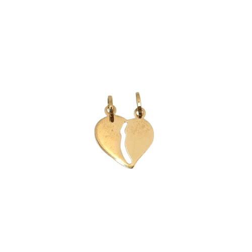 Pendentif Pendentif cœur en or jaune 18k 58 Facettes #3946