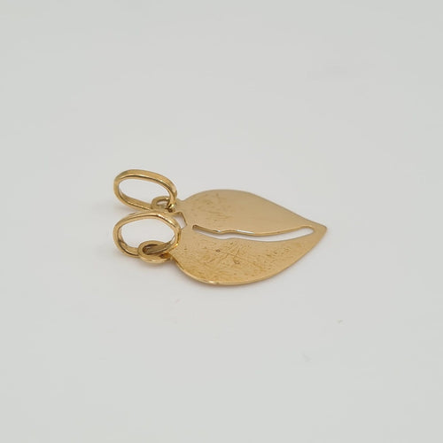 Pendentif Pendentif cœur en or jaune 18k 58 Facettes #3946
