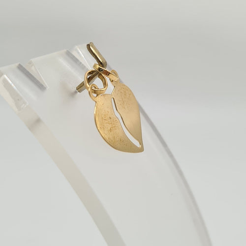 Pendentif Pendentif cœur en or jaune 18k 58 Facettes #3946