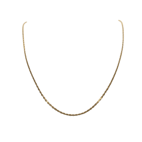 Collier Collier chaîne en or jaune 18 carats 58 Facettes #3970