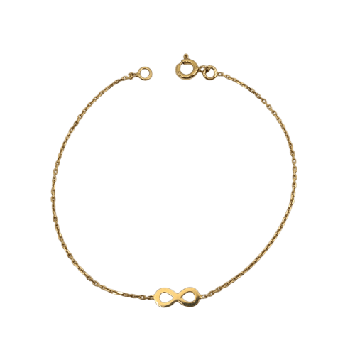 Bracelet Bracelet infini en or jaune 18 carats 58 Facettes #4029