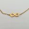 Bracelet Bracelet infini en or jaune 18 carats 58 Facettes #4029