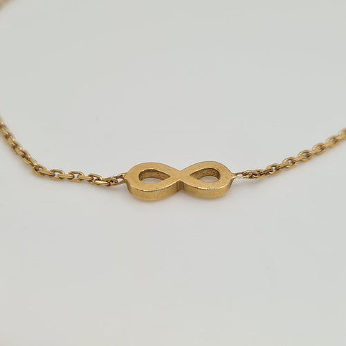 Bracelet Bracelet infini en or jaune 18 carats 58 Facettes #4029