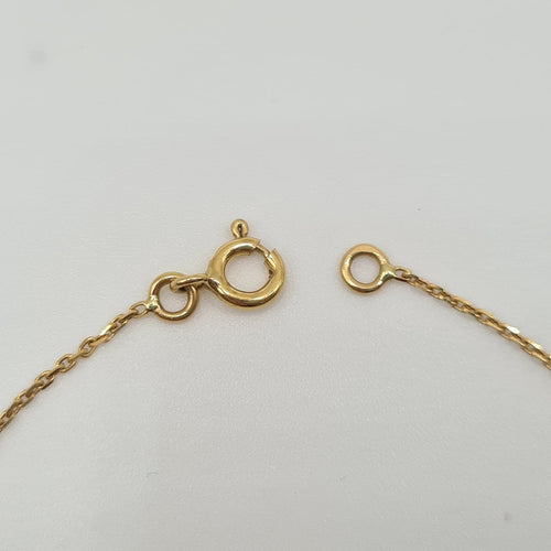 Bracelet Bracelet chaîne en or jaune 18k avec diamants 58 Facettes #4030