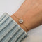 Bracelet Bracelet chaîne en or rose 18k serti de diamants 58 Facettes #4042