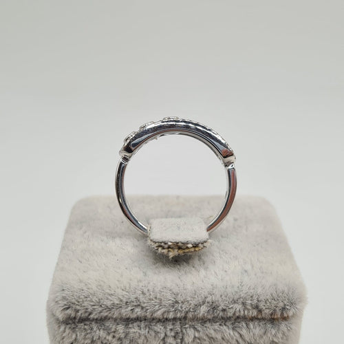 Bague 49 Bague en or blanc 18k sertie de diamants 58 Facettes #4106