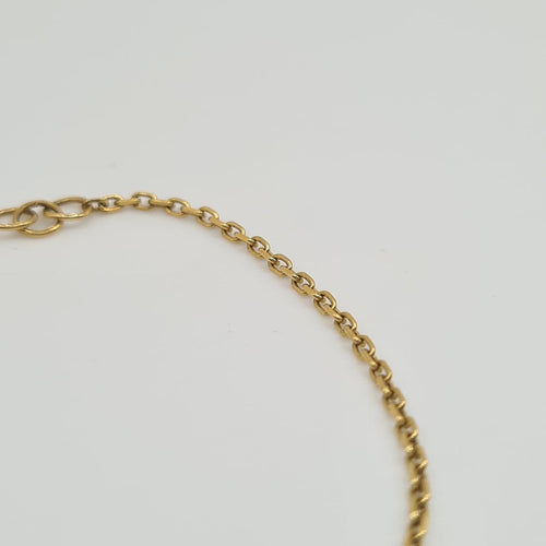 Bracelet Zyrcon - Bracelet infini en or jaune 18 carats 58 Facettes #4124