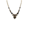 Collier Collier en or jaune 18 carats avec diamants et saphir 58 Facettes #4129