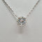 Collier Collier - Chaîne en or blanc 18 carats avec diamant naturel 58 Facettes #4139