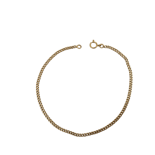 Bracelet Bracelet chaîne en or jaune 18k 58 Facettes #4152