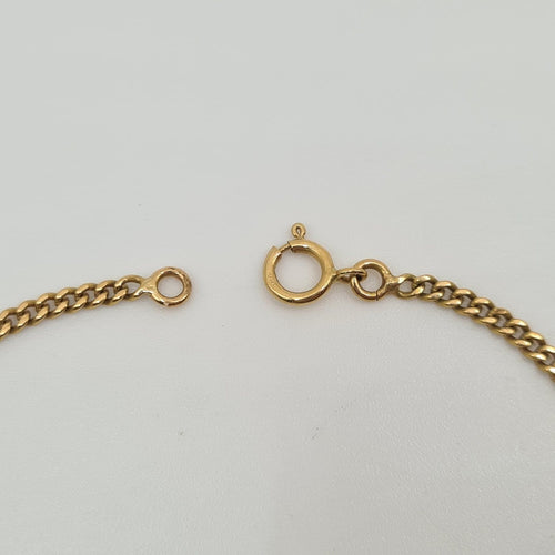 Bracelet Bracelet chaîne en or jaune 18k 58 Facettes #4152