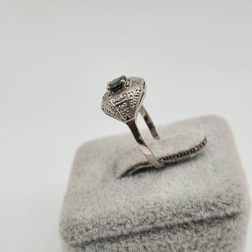 Bague 49 Bague en or blanc 18k 58 Facettes #4157