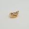 Pendentif Dinh Van - Pendentif cœur lié en or jaune 18 carats avec diamants 58 Facettes #4200