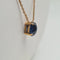 Collier Collier - Chaîne en or rose 18 carats avec saphir 58 Facettes #4204